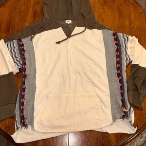 BKE women’s  Multicolor Hooded Sweater from Buckle